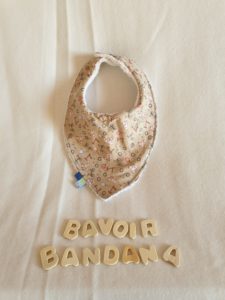 Bavoir bandana Oursonne