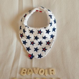 Bavoir bandana Etoiles