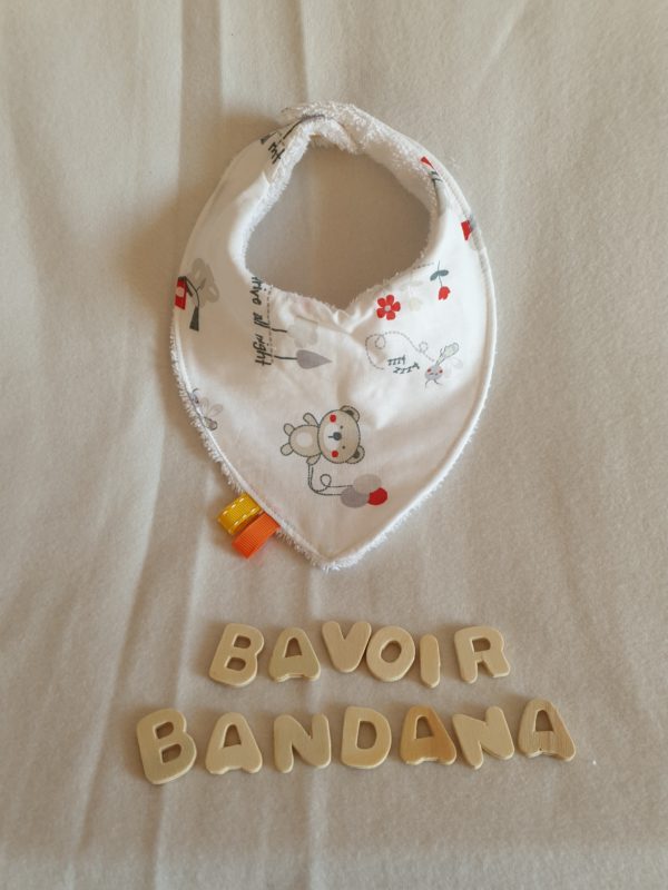 Bavoir bandana Oursons